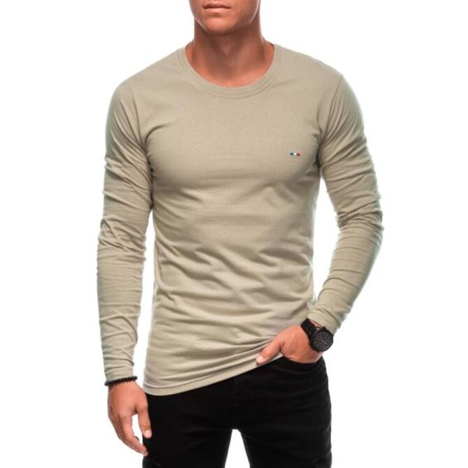 Pánský dlouhý rukáv s potiskem L170 béžový Béžová, XXL