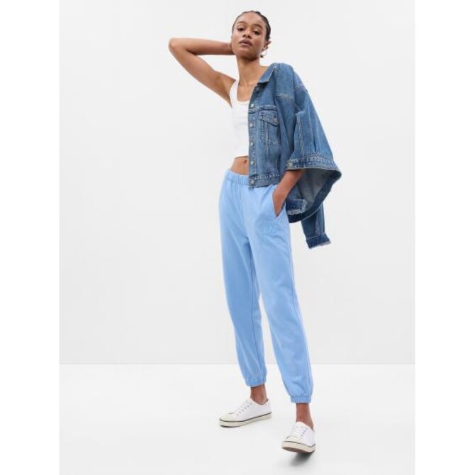 Tepláky vintage soft logo Modrá, XXL