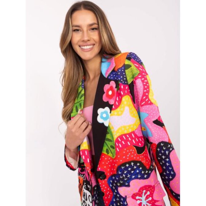 Dámská bunda černé barvy s nápisem Černá, Univerzální