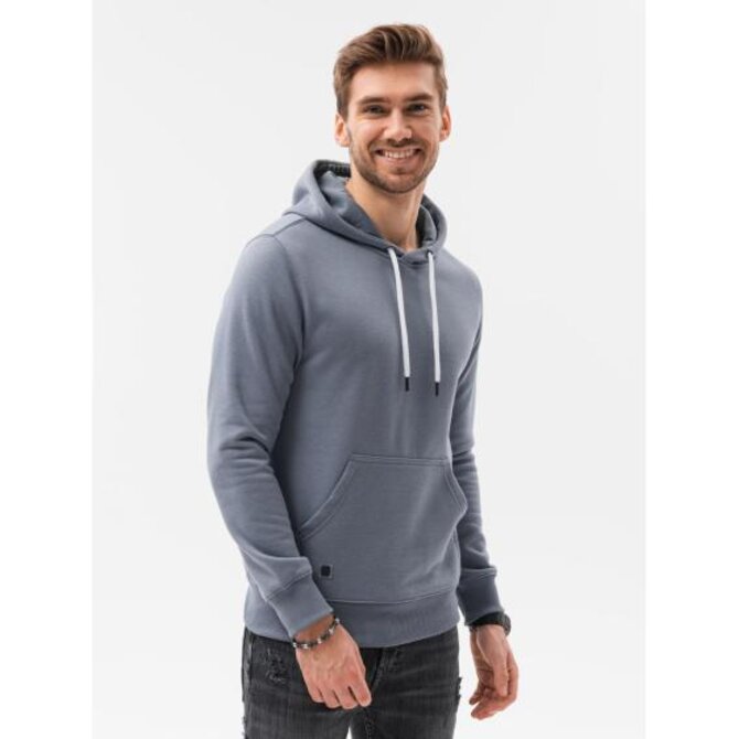 Pánská mikina s kapucí ALI džíny Modrá, S