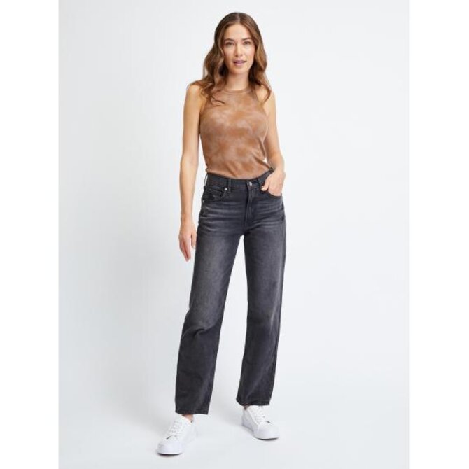 Džíny loose mid rise Šedá, 28REG