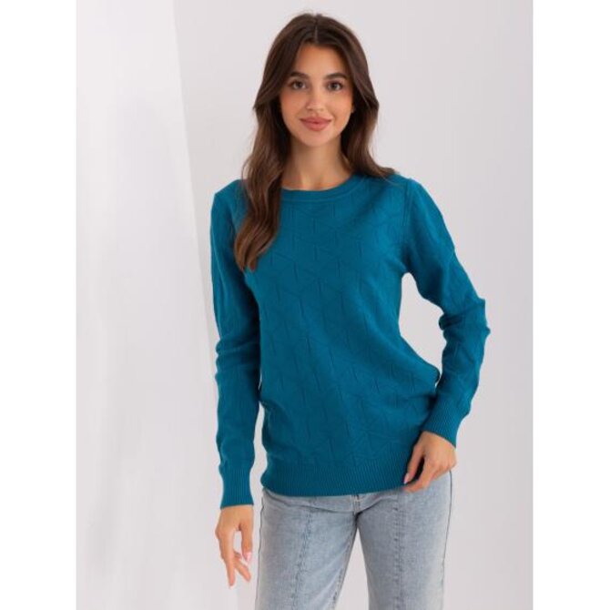 Dámský svetr s dlouhými rukávy VESA námořnická Mořská, Univerzální