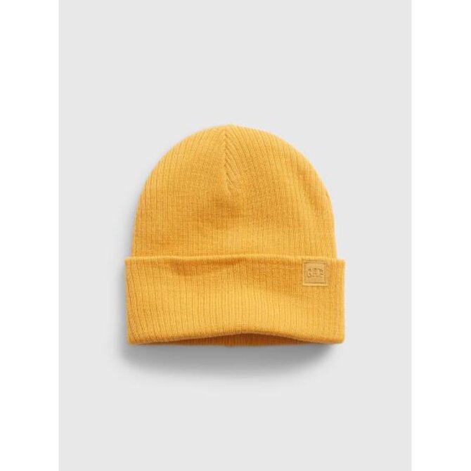 Dětská čepice s logem GAP žlutá Žlutá, onesize