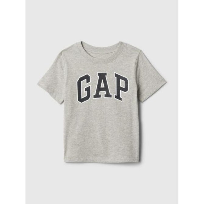 Dětské tričko s logem Šedá, 12-18M