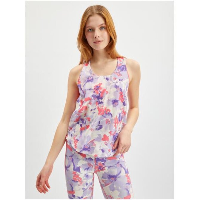 Světle fialový dámský sportovní top Fialová, XS