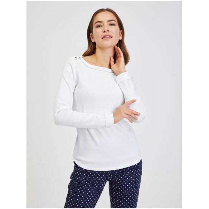 Bílé dámské tričko Bílá, M