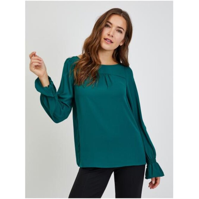 Zelená dámská halenka Zelená, 34