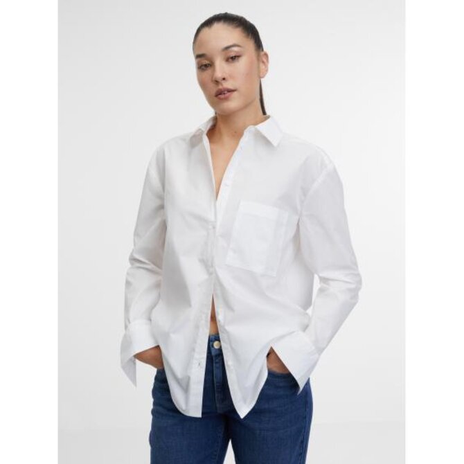 Bílá dámská košile Bílá, 40