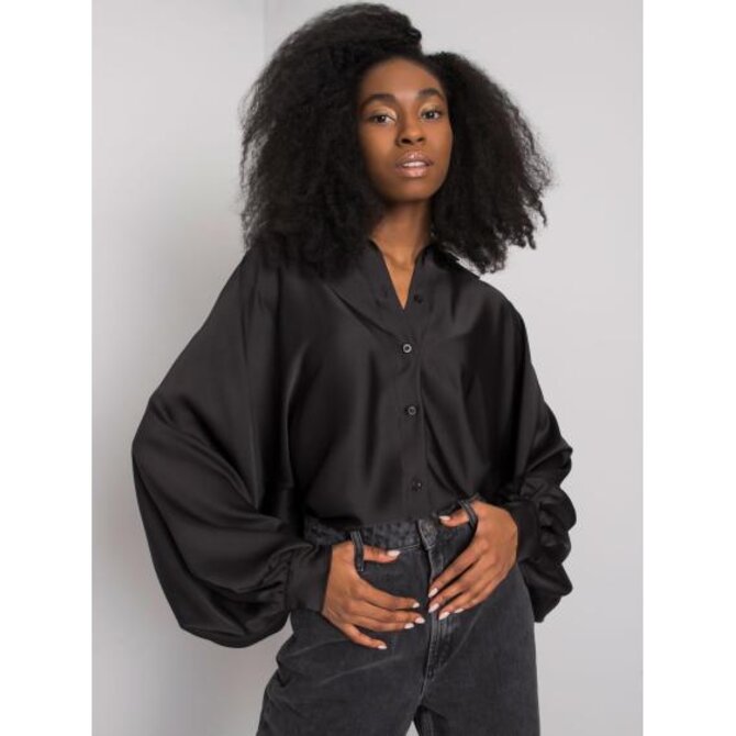 Dámská košile se širokými rukávy CRISTINA černá Černá, Univerzální