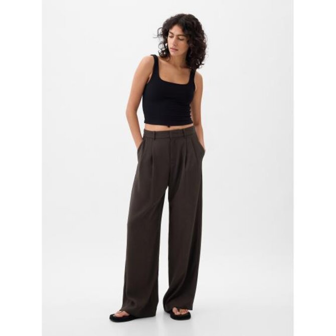 Kalhoty 365 High Rise Hnědá, 12