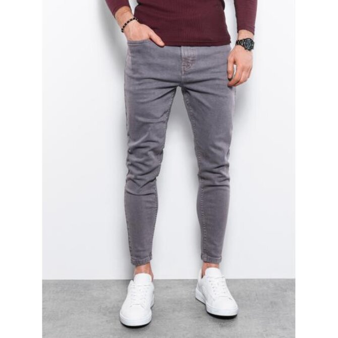 Pánské džíny MITCH tmavě šedé Tmavě šedá, XL