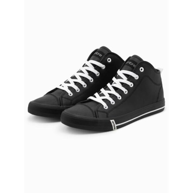 Pánské kotníkové tenisky V1 OM-FOTH-0121 černé Černá, 40