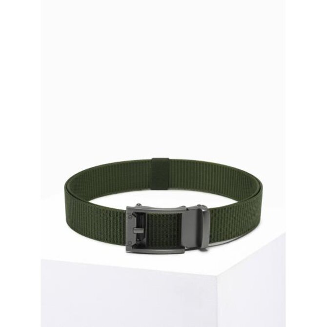 Pánský opasek A827 khaki barva Khaki, Univerzální, Univerzální cm