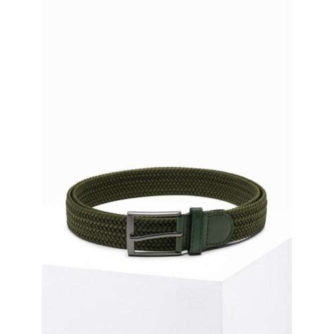 Pánský opasek A830 khaki barva Khaki, Univerzální, Univerzální cm