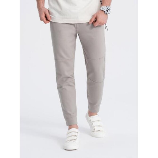 Pánské tepláky V1 OM-PASK-0142 popelavé Šedá, XXL