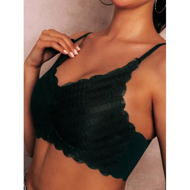 Měkká podprsenka ULR312 černá Černá, onesize