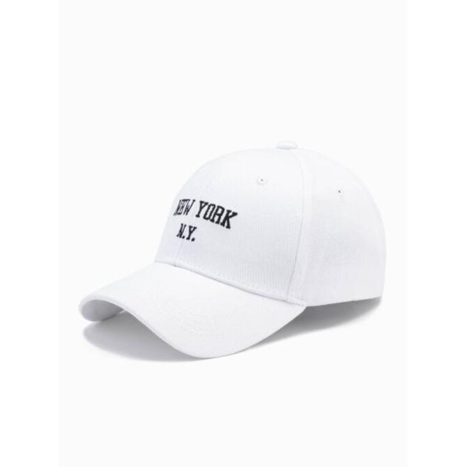 Pánská baseballová čepice H172 bílá Bílá, Univerzální