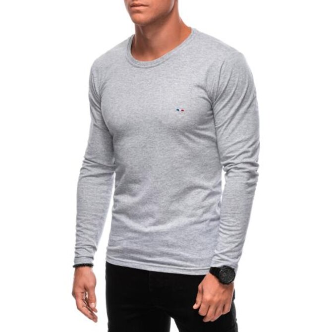 Pánská mikina s potiskem a dlouhým rukávem L170 šedá Šedá, XXL