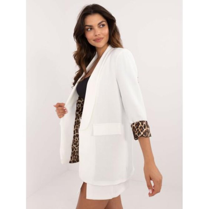 Dámské sako s dlouhým rukávem ecru Ecru, Univerzální