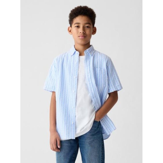 Dětská pruhovaná košile Modrá, M