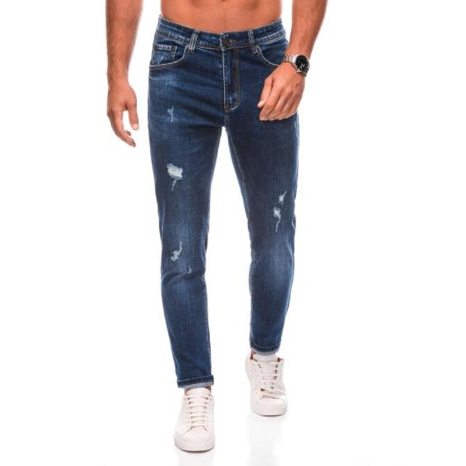 Pánské džíny P1491 tmavě modré Modrá, 31