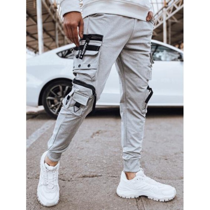 Pánské bojové kalhoty AWA šedé Světle šedá, XXL