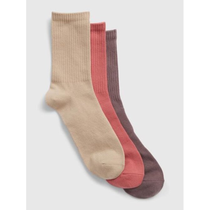 Vysoké ponožky, 3 páry Vícebarevný, onesize