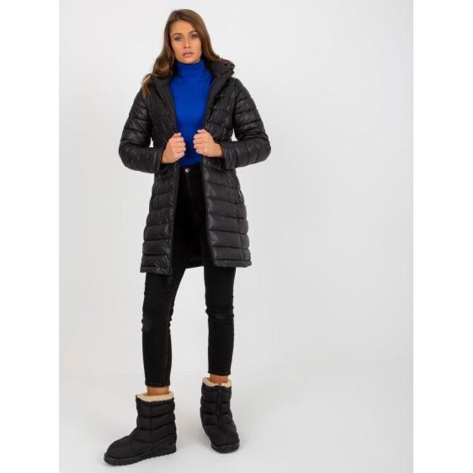 Dámská bunda oboustranná prošívaná přechodná RAHEL černá Černá, S