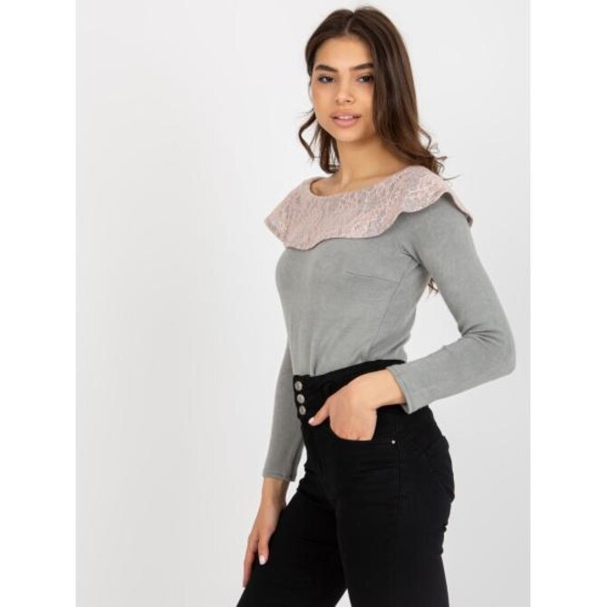 Fuchsiový klasický svetr s pružnými lemy Vícebarevný, 36