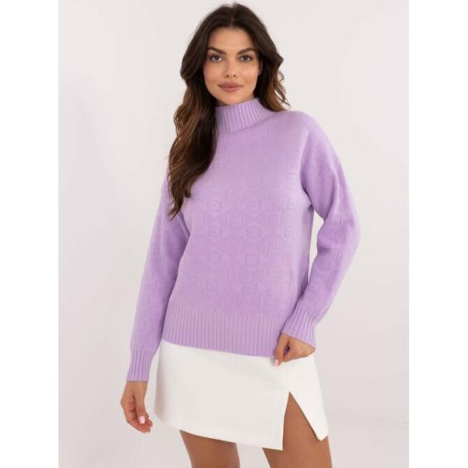 Fuchsiová pletená oversize sukně Fialová, Univerzální