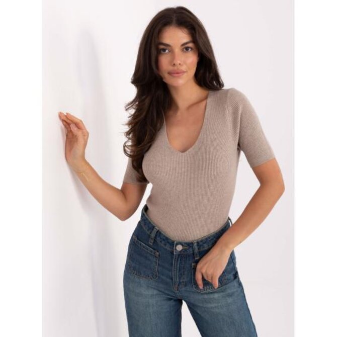 Fango přiléhavý svetr s viskózou Vícebarevný, Univerzální