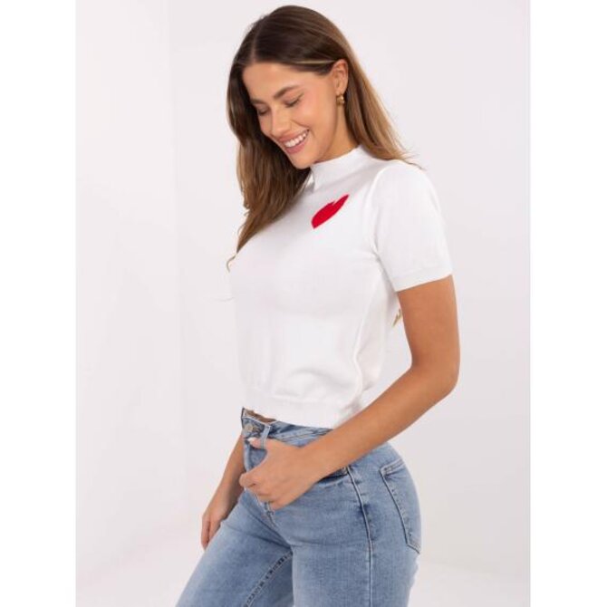 Ecru dámský svetr s krátkým rukávem Ecru, Univerzální