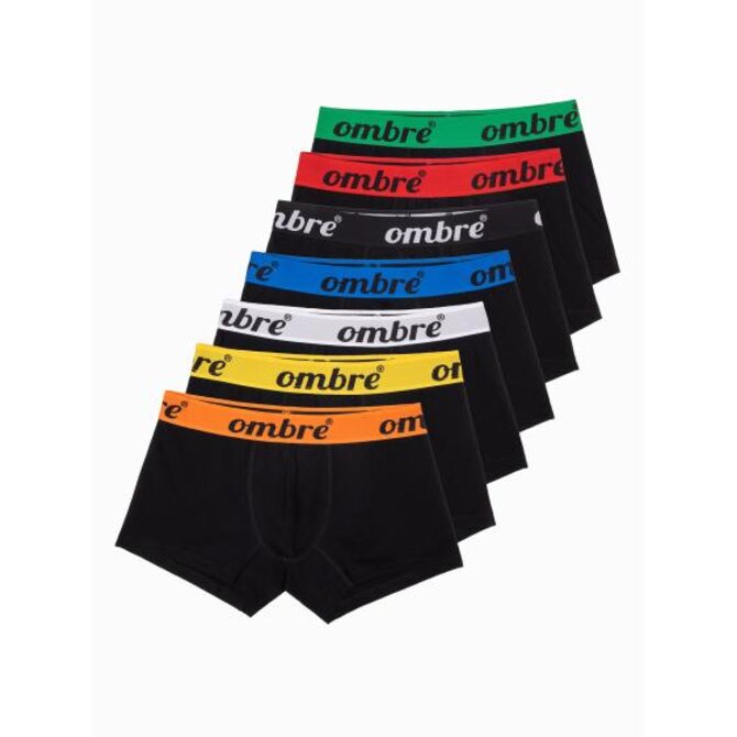 Pánské spodky OMBRE mix 7-pack Černá, L