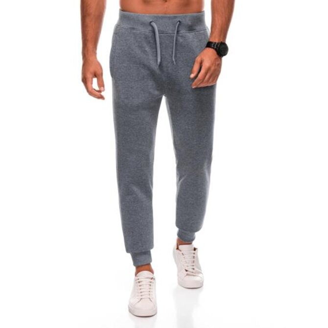 Pánské tepláky s kapsami na zip EM-PASK-0102 - grafitová V8 Šedá, M