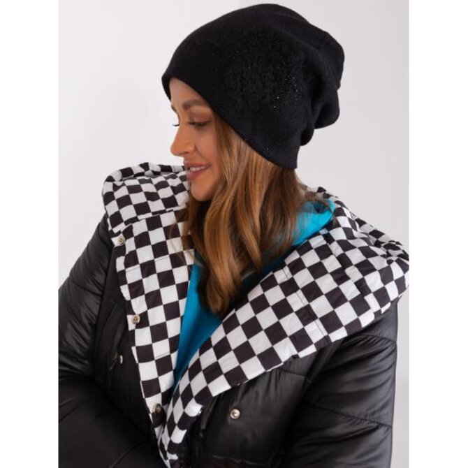 Dámská čepice UENA černá Černá, Univerzální