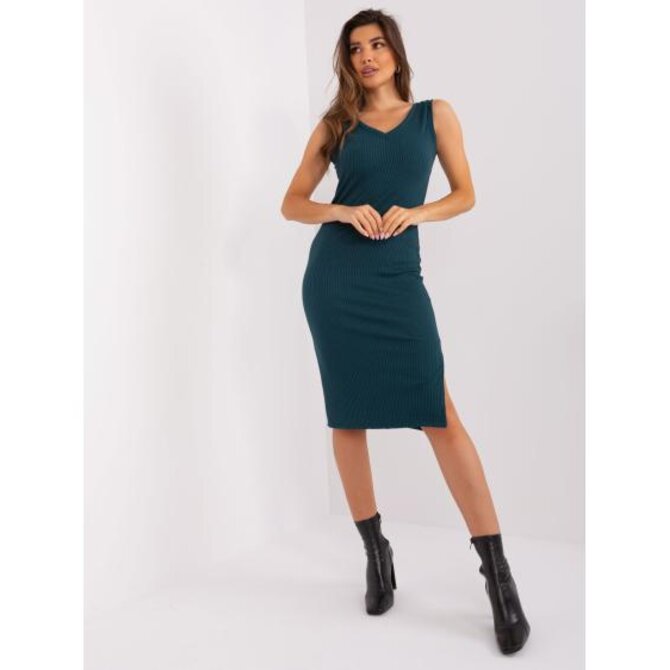 Dámská ležérní souprava SISA béžová a tmavě zelená Tmavě zelená, XL