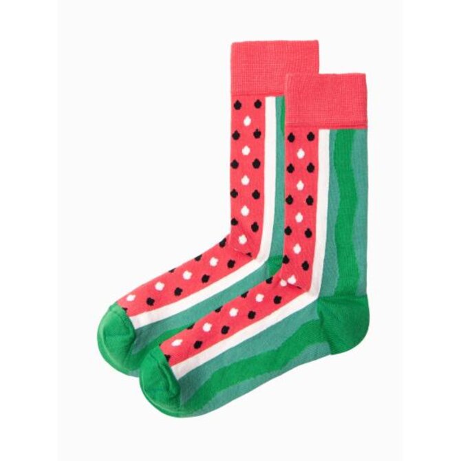 Pánské ponožky bílé U240-2 Zelená, 39/42