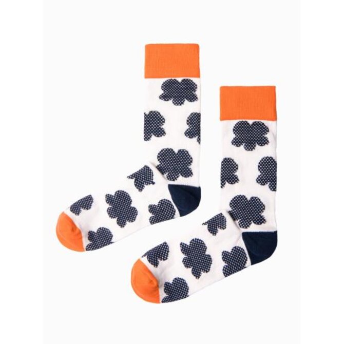 Pánské ponožky bílé U240-5 Bílá, 39/42