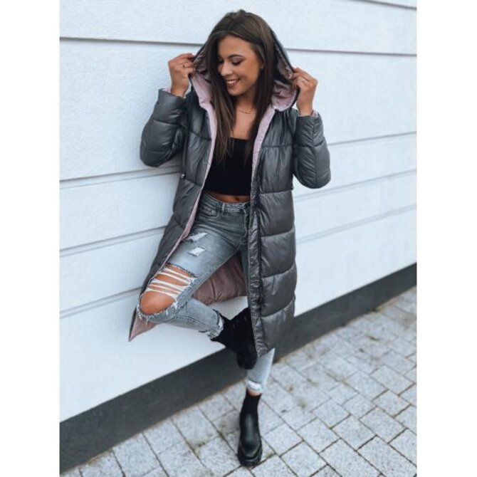 Dámská bunda KERMIT šedá Světle šedá, L