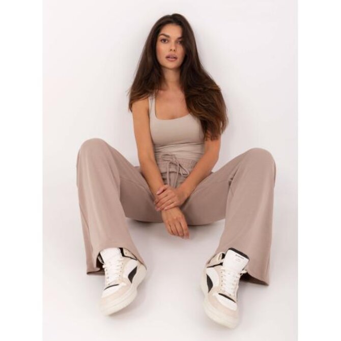 Tmavě béžové tepláky s kapsami Vícebarevný, Univerzální