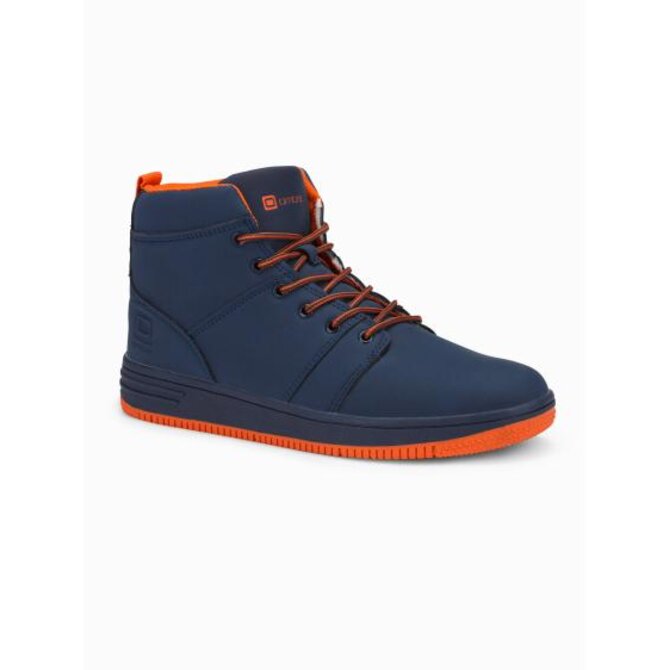 Pánské izolované kotníkové tenisky - tmavě modré V3 OM-FOSH-0123 Námořnická modrá, 40