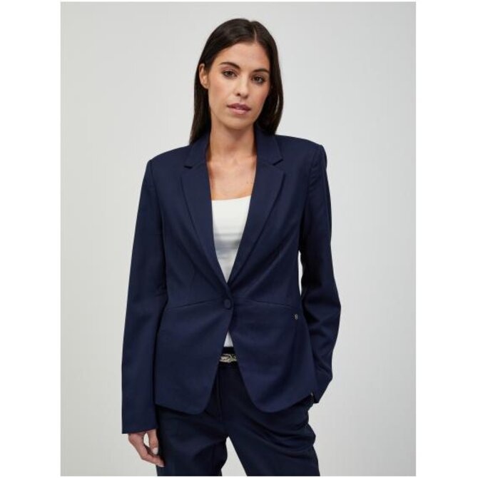 Tmavě modré sako Modrá, 32