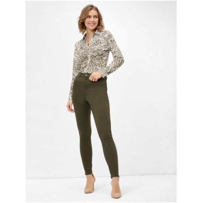 Khaki skinny fit kalhoty Khaki, 40