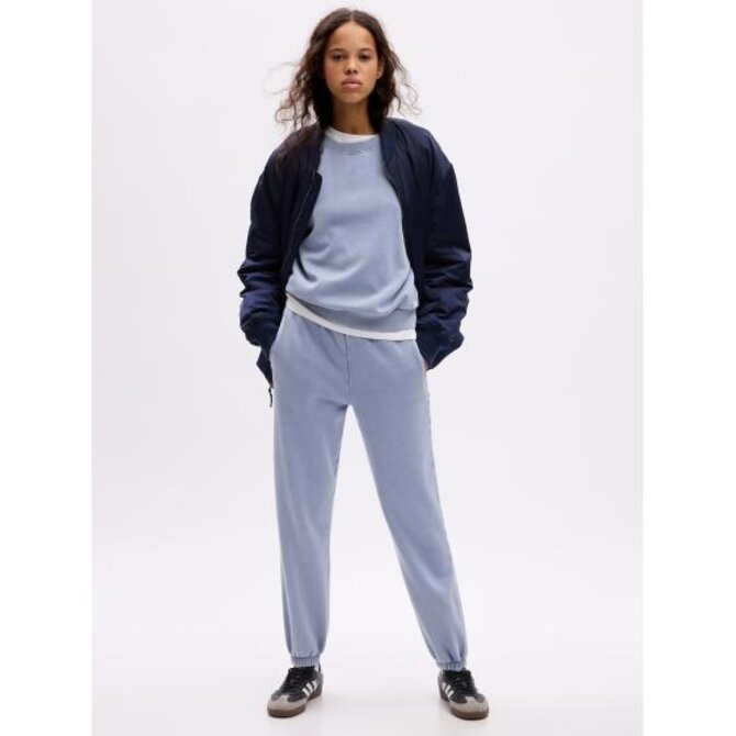 Tepláky boyfriend Modrá, XXS