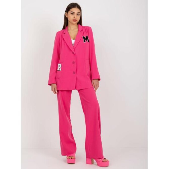 Dámské sako na volný čas JIRA tmavě růžové Růžová, Univerzální