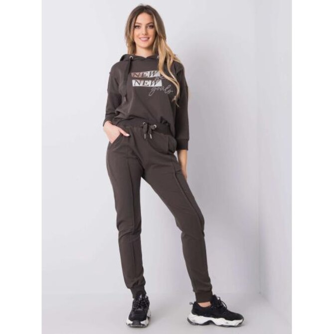 Dámská sada CHARIS tmavě khaki Khaki, S/M