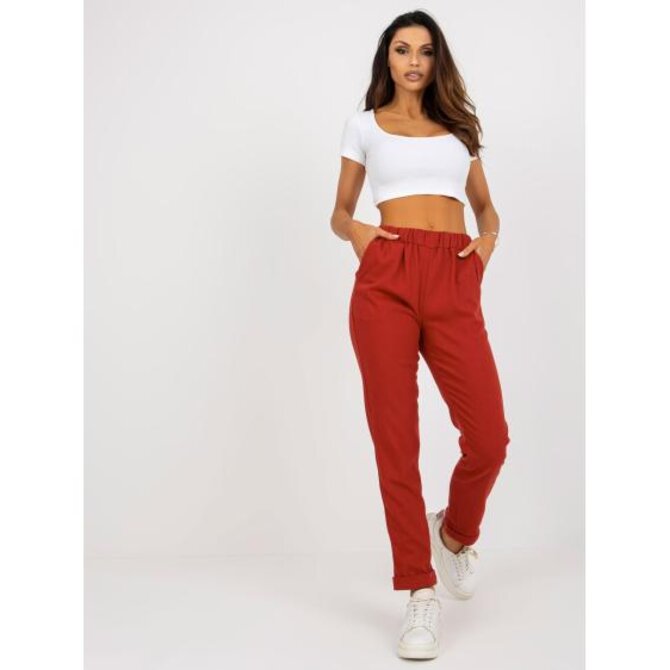 Dámské tepláky AURORA tmavě oranžové Vícebarevný, 36