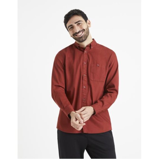 Bavlněná košile Vatwill Červená, S