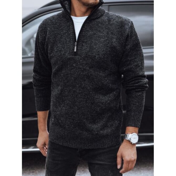 Pánský svetr MINOS černý Černá, 3XL