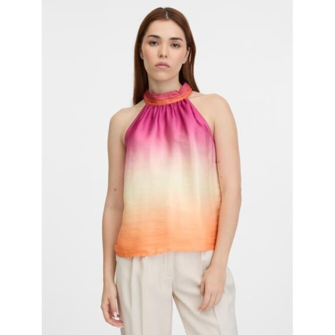 Oranžová dámská halenka Oranžová, 42